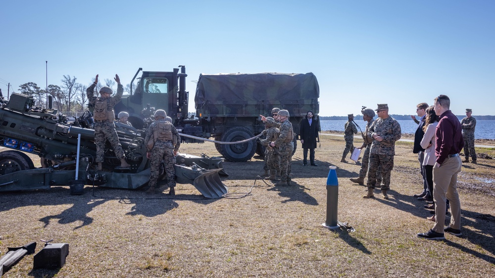 10th Marine Regiment Static Display for Members of the U.S. Senate