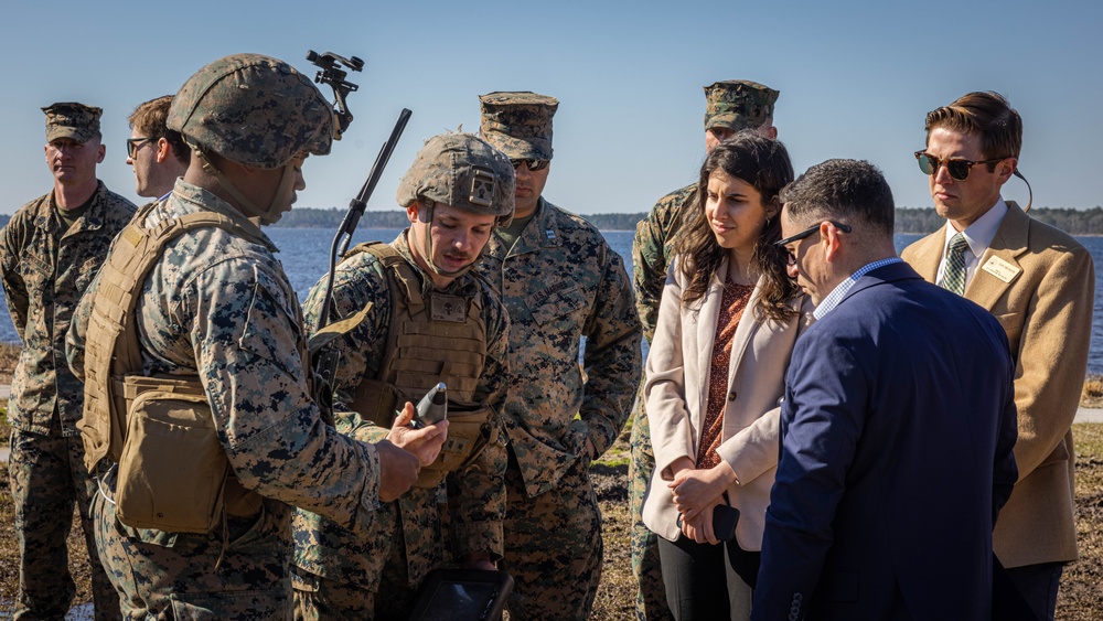 10th Marine Regiment Static Display for Members of the U.S. Senate