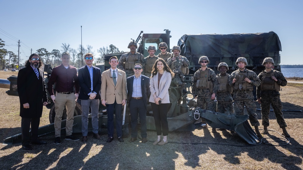 10th Marine Regiment Static Display for Members of the U.S. Senate