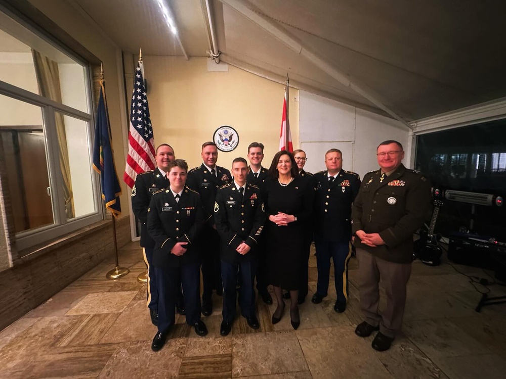 40th Army Band Play For Ambassador