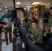 Adm. Daryl Caudle observes final testing of NMRO system at NIWC Atlantic performed by USS Mitscher Sailors.