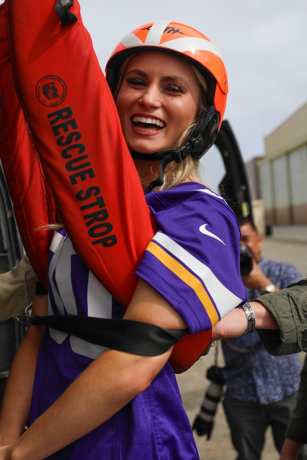 NFL Cheerleaders Touchdown in MCBH: Marines and Family Excited for NFL Pro Blitz Tour 2024