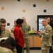 Army G-9 senior enlisted advisor, Sgt. Maj. Michael J. Perry visits Fort Bliss