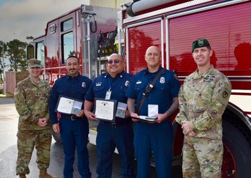 Presidio of Monterey firefighters recognized for lifesaving actions