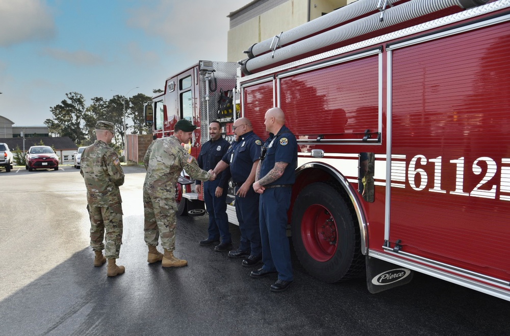 Presidio of Monterey firefighters recognized for lifesaving actions