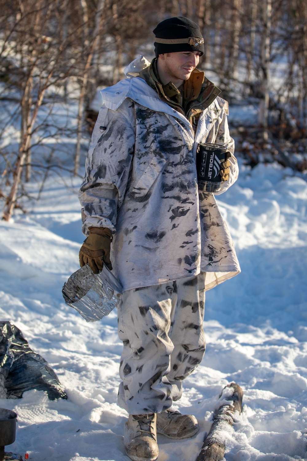 11th Airborne Division OPFOR Prepare Food during JPMRC 24-02