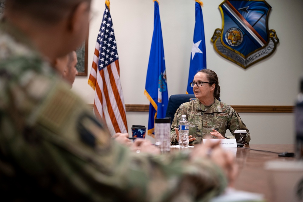 Maj. Gen. Stacy J. Huser visits Kirtland