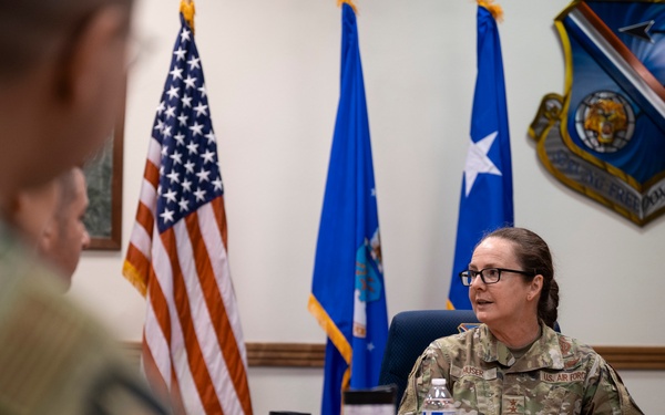 Maj. Gen. Stacy J. Huser visits Kirtland