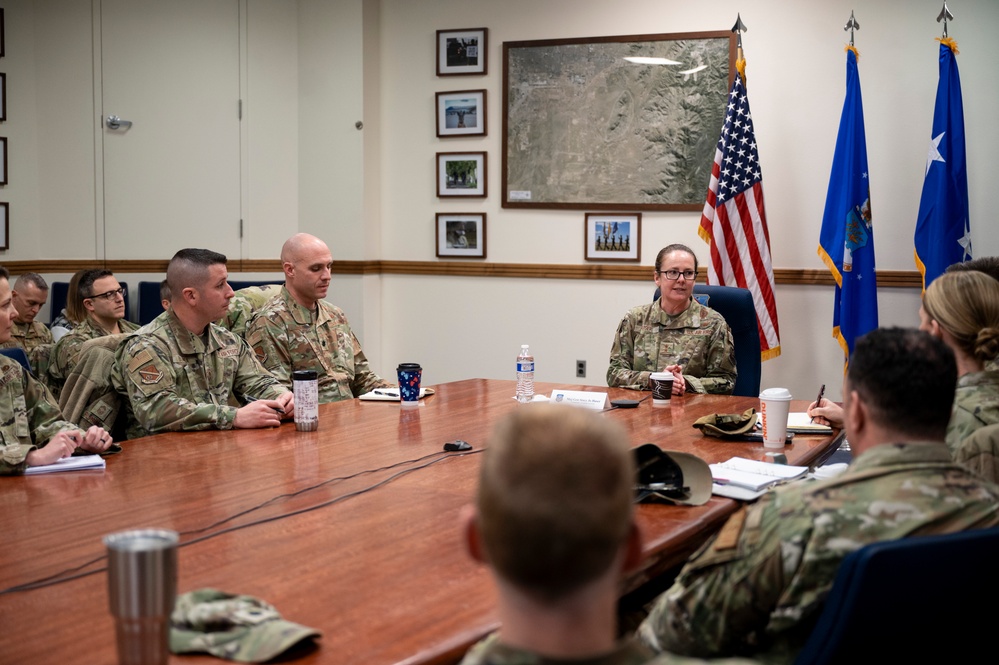 Maj. Gen. Stacy J. Huser visits Kirtland