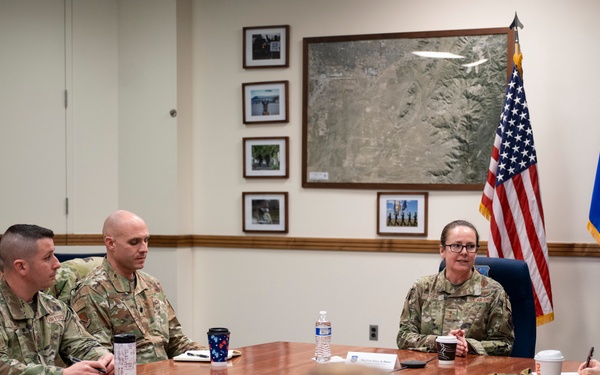 Maj. Gen. Stacy J. Huser visits Kirtland