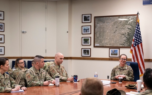 Maj. Gen. Stacy J. Huser visits Kirtland