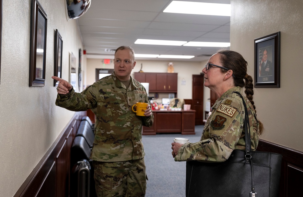 Maj. Gen. Stacy J. Huser visits Kirtland