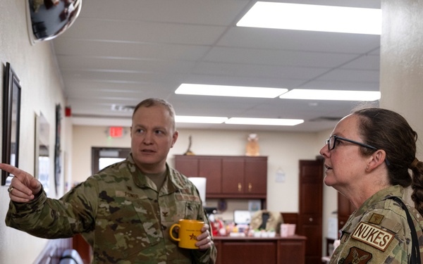 Maj. Gen. Stacy J. Huser visits Kirtland