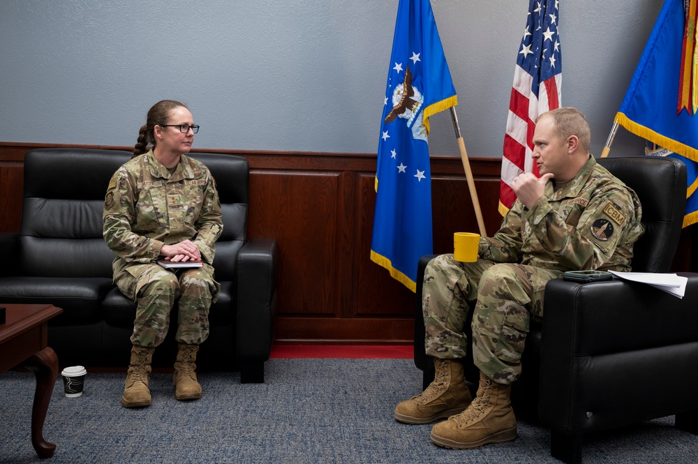 Maj. Gen. Stacy J. Huser visits Kirtland