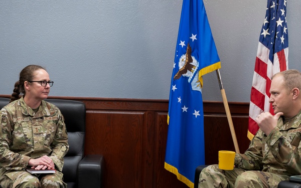 Maj. Gen. Stacy J. Huser visits Kirtland