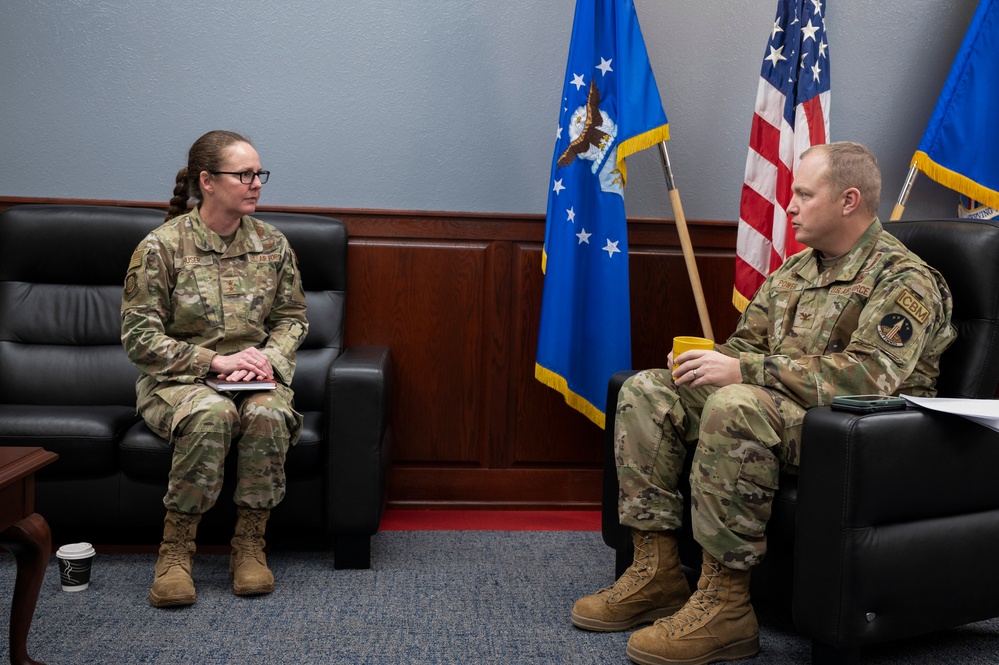 Maj. Gen. Stacy J. Huser visits Kirtland