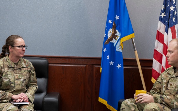 Maj. Gen. Stacy J. Huser visits Kirtland