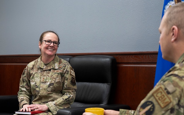 Maj. Gen. Stacy J. Huser visits Kirtland