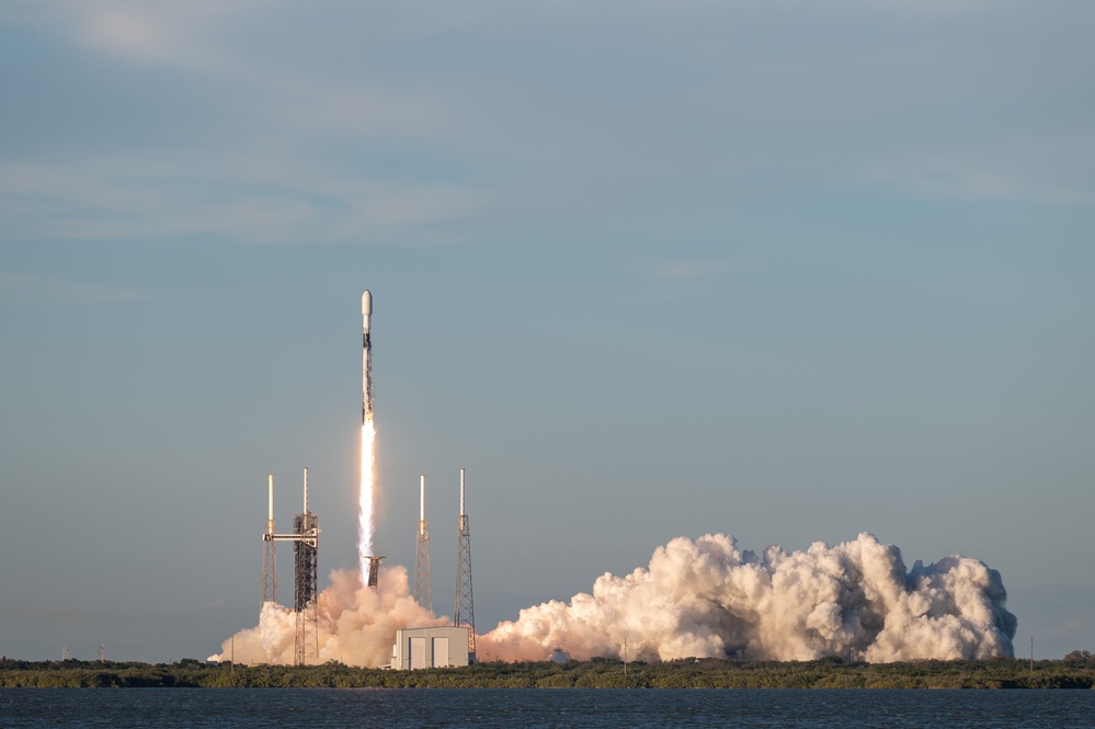 USSF-124 lifts off