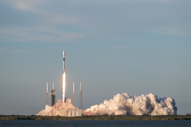 USSF-124 lifts off