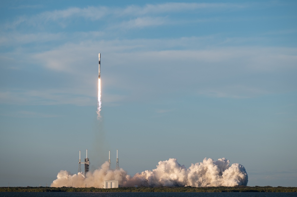 USSF-124 lifts off