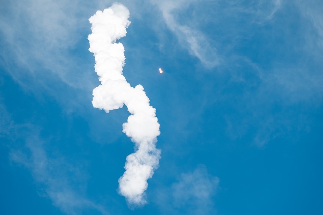 USSF-124 lifts off