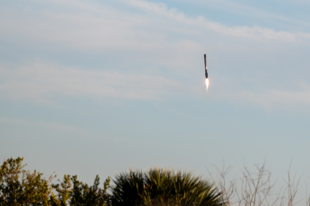 USSF-124 lifts off