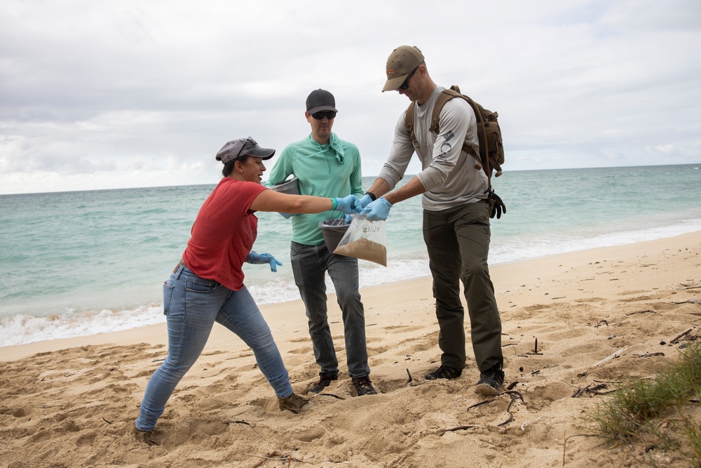 Soil Sample Collection Commences at Pu'uloa Range Training Facility