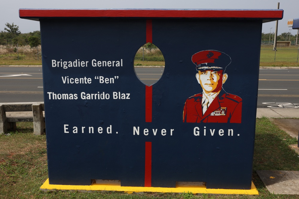 Marines revitalize bus stop in Guam
