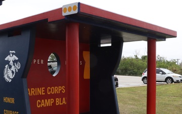 Marines revitalize Guam bus stop