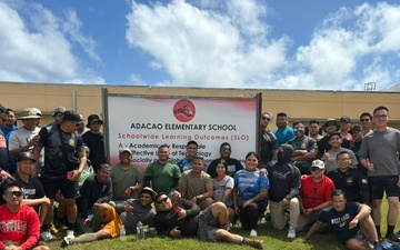 Guam Guard’s Team Binadu helps Adacao Elementary