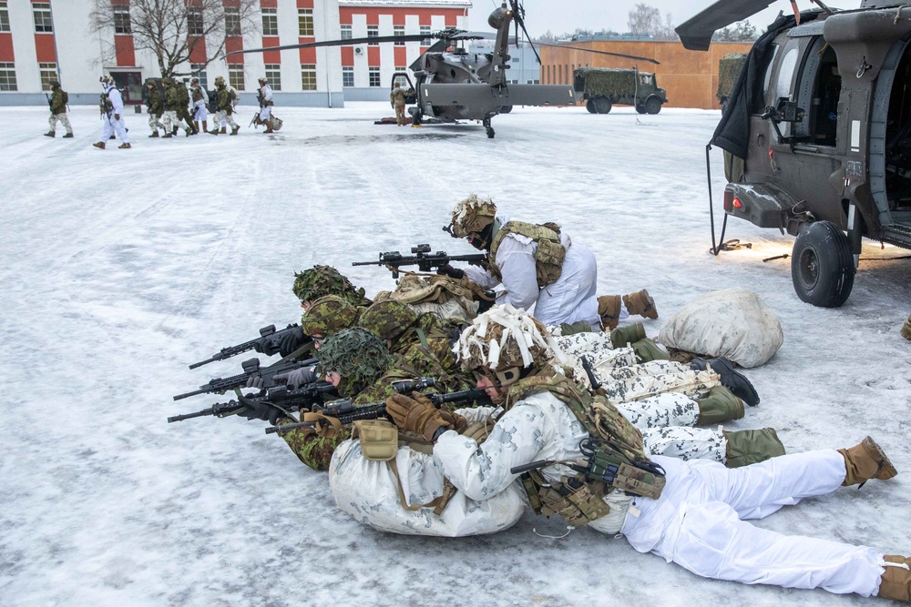 DVIDS - Images - Task Force Marne, Estonian Defense Forces conduct air ...