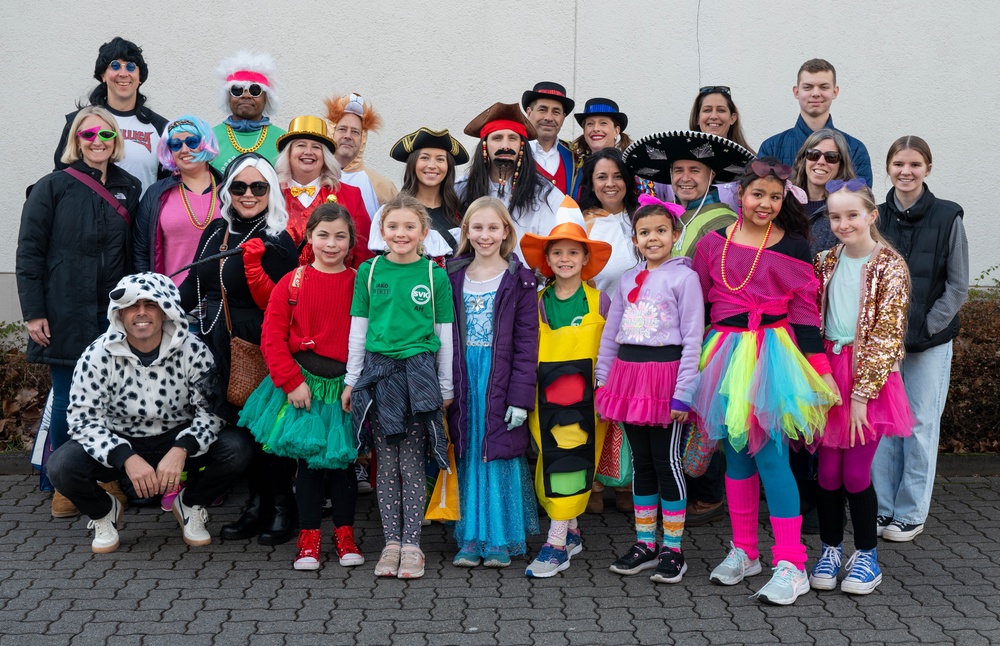 Come one, come all, the Fasching parade has begun