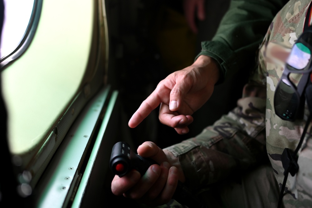 U.S. and Japan Maritime Self-Defense Force conduct Cope North 24 training aboard a US-2 Flying Boat aircraft