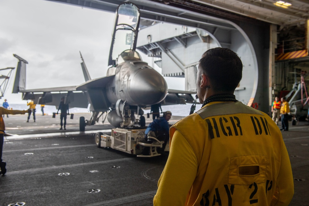 Moving Aircraft Aboard TR