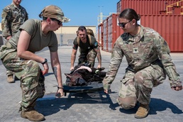 International Military Working Dog Handlers Train Together in K-9 Tactical Combat Casualty Care