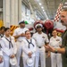 TR XO Inspects Sailors