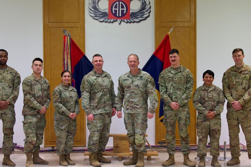 V Corps Commanding General Visits Task Force 82 Soldiers in Romania