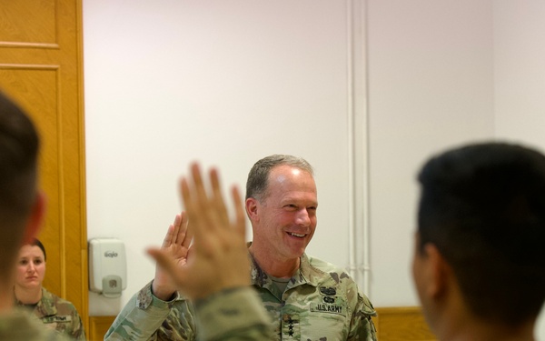 V Corps Commanding General Visits Task Force 82 Soldiers in Romania