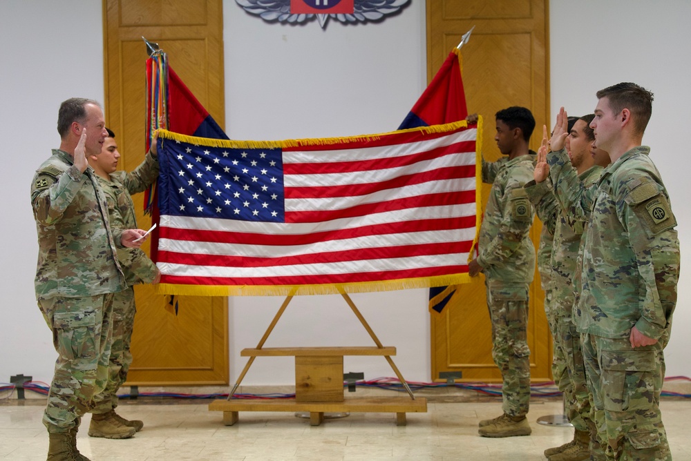 V Corps Commanding General Visits Task Force 82 Soldiers in Romania