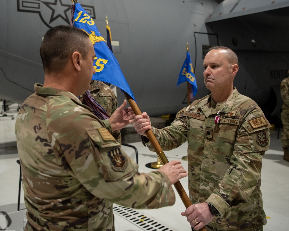 Maintenance squadrons install new commanders