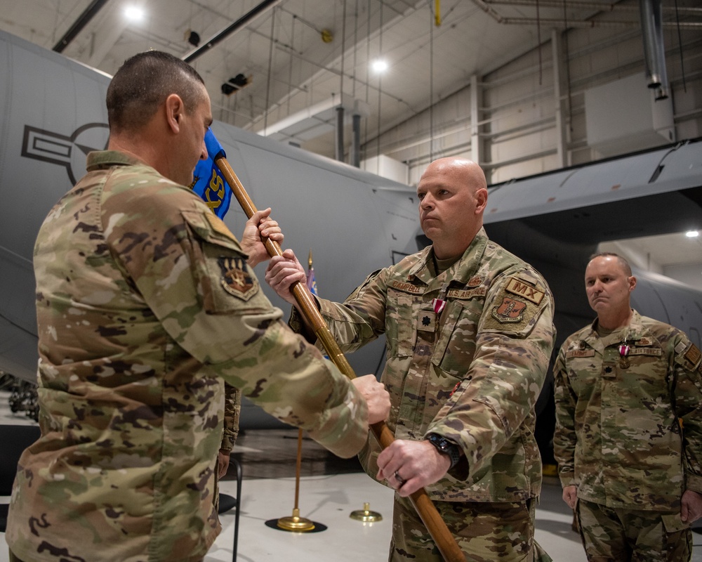 Maintenance squadrons install new commanders