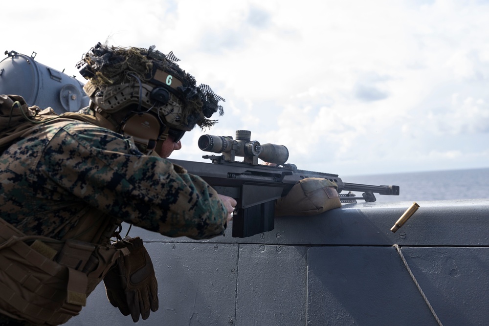 DVIDS - Images - 26th MEU(SOC) conducts a Machine Gun Live-Fire Deck ...