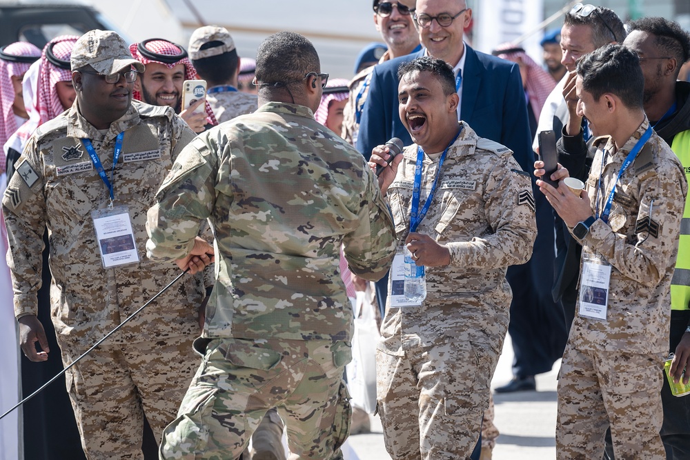 US military connects with partner nations during final day of Saudi WDS