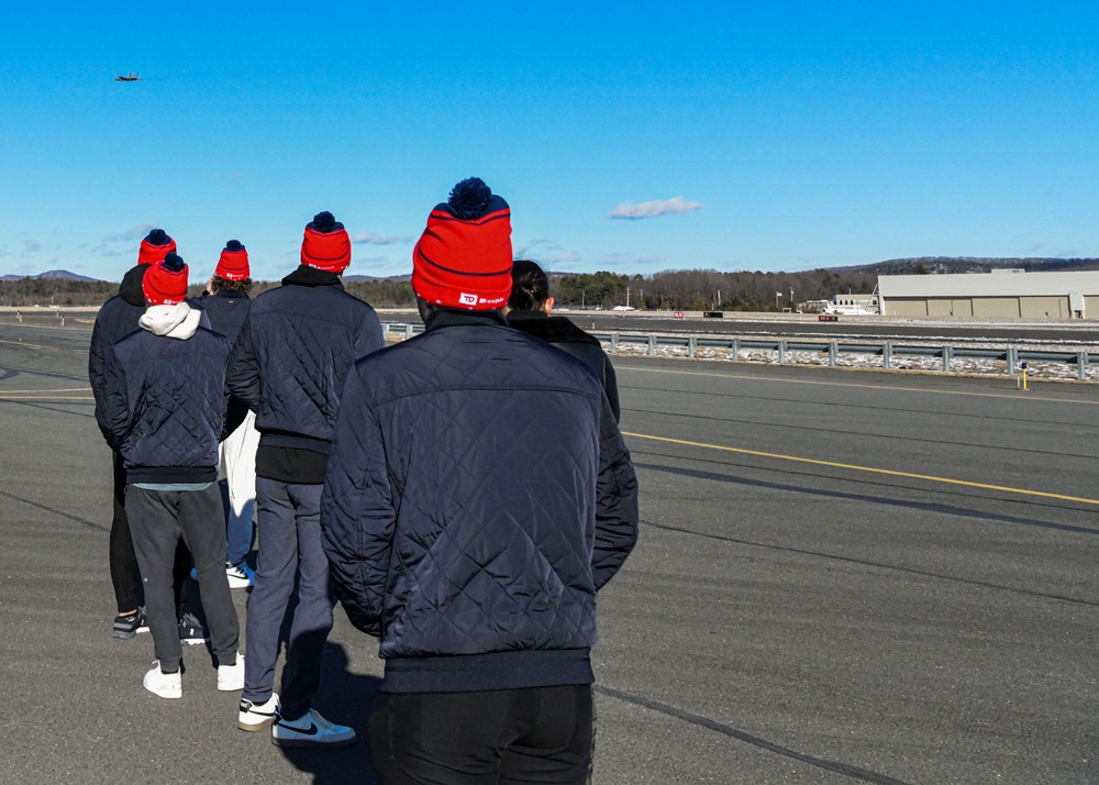 104th Fighter Wing hosts Springfield Thunderbirds for base tour