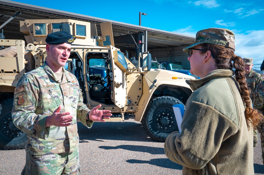 Maj. Gen. Stacy J. Huser visits Kirtland