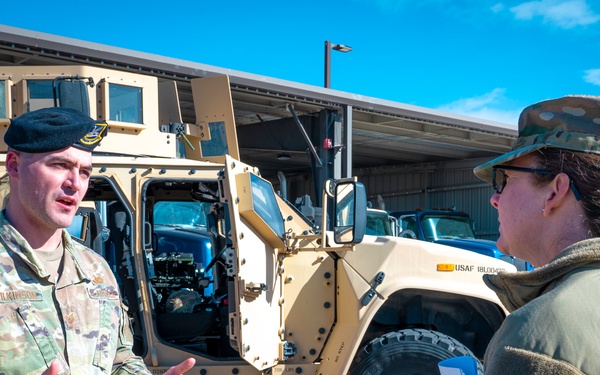 Maj. Gen. Stacy J. Huser visits Kirtland