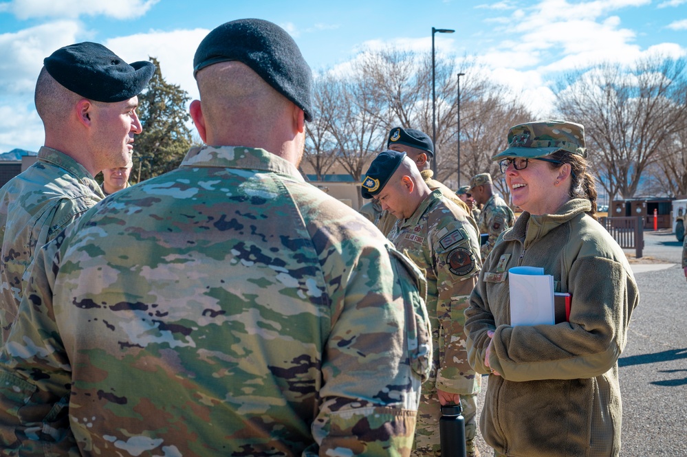 Maj. Gen. Stacy J. Huser visits Kirtland