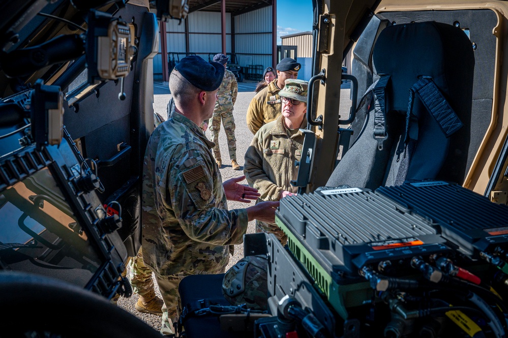 Maj. Gen. Stacy J. Huser visits Kirtland