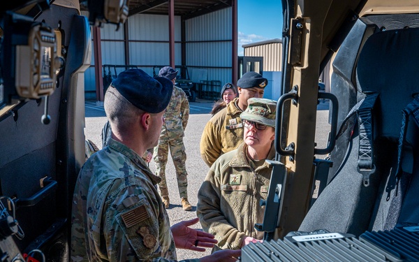 Maj. Gen. Stacy J. Huser visits Kirtland